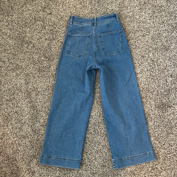 High Rise Sailor Marine Jeans Wide Leg - Picture 4 of 13
